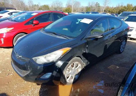 2013 Hyundai Elantra Gls from USA, damaged, VIN 5NPDH4AE1DH404879